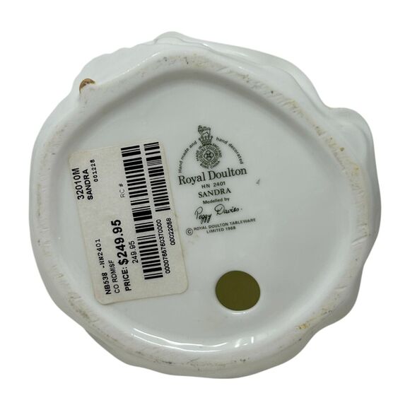 Royal Doulton Sandra HN 2401 Figurine Peggy Davies August Hand Painted Porcelain - Picture 10 of 14